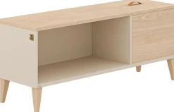 PAIDI Lowboard »MILA & BEN Steiff by PAIDI in Beige,3 Türen mit Push-to-open« stabiles Regal mit Massivholz-Füßen, Standregal, geprüfte Qualität