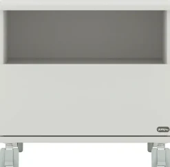 PAIDI Nachtkommode »CUTIE LEA in Weiß, Schublade mit Soft-Close« B/H/T ca. 48/45/40cm, Off-White,moderner & stabiler Nachttisch aus Holz, feststellbare Rollen