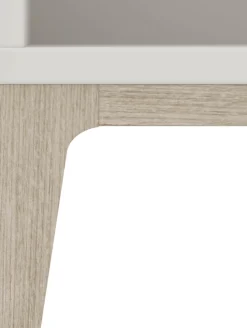 PAIDI Sideboard »CUTIE LEA in Weiß, 6 offene Fächer« B/H/T ca. 123/88/38cm, Off-White,modernes & stabiles Regal aus Holz, offenes Standregal
