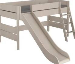 PAIDI Spielbett »TIAGO in verschiedenen Größen und Farben, mit Leiter und Rutsche« Höhe 120 cm, 120kg Tragkraft, 5 Jahre Garantie,Rausfallschutz, geprüfte Sicherheit, umbaubares Bett mit Massivholz