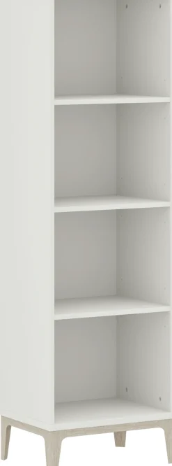 PAIDI Standregal »CUTIE LEA in Weiß mit 4 Fächern, offenes Regal« B/H/T ca. 48/160/38cm, Off-White,praktischer Stauraum für jeden Raum – übersichtlich & funktional
