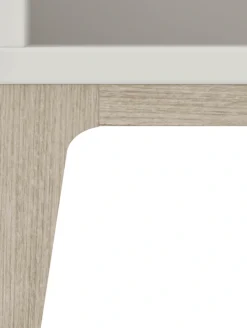 PAIDI Standregal »CUTIE LEA in Weiß mit 4 Fächern, offenes Regal« B/H/T ca. 48/160/38cm, Off-White,praktischer Stauraum für jeden Raum – übersichtlich & funktional
