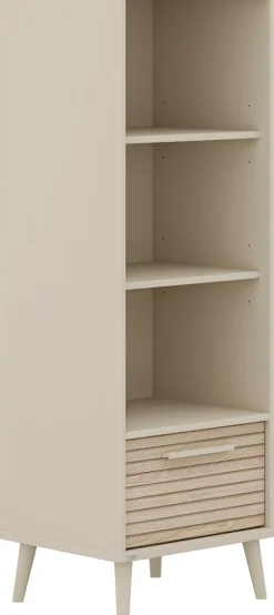 PAIDI Standregal »EEFJE mit Schublade, offenen Fächern, verschiedene Ausführungen« B/H/T ca. 48-95/139/41cm,Soft-Close, stabiles und langlebiges Regal, geprüfte Qualität