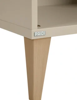 PAIDI Standregal »JONTE in Beige mit offenen Fächern, verschiedene Größen« B/H/T ca. 48-95/164/40cm, Cashmere-Beige,modernes & langlebiges Regal mit Massivholz-Füßen, Highboard