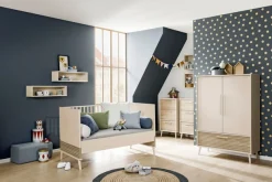 PAIDI Umbauseiten »EEFJE für den Umbau vom Babybett zum Juniorbett« Erweiterungs-Set Kinderbett 70x140cm in Beige