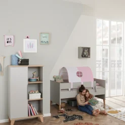 PAIDI Umbauseiten »FIENE Sicherheits-Set für sorgenlosen Schlaf« Umbau vom Babybett zum Kinderbett/ Kindersofa, 70x140cm in Grau
