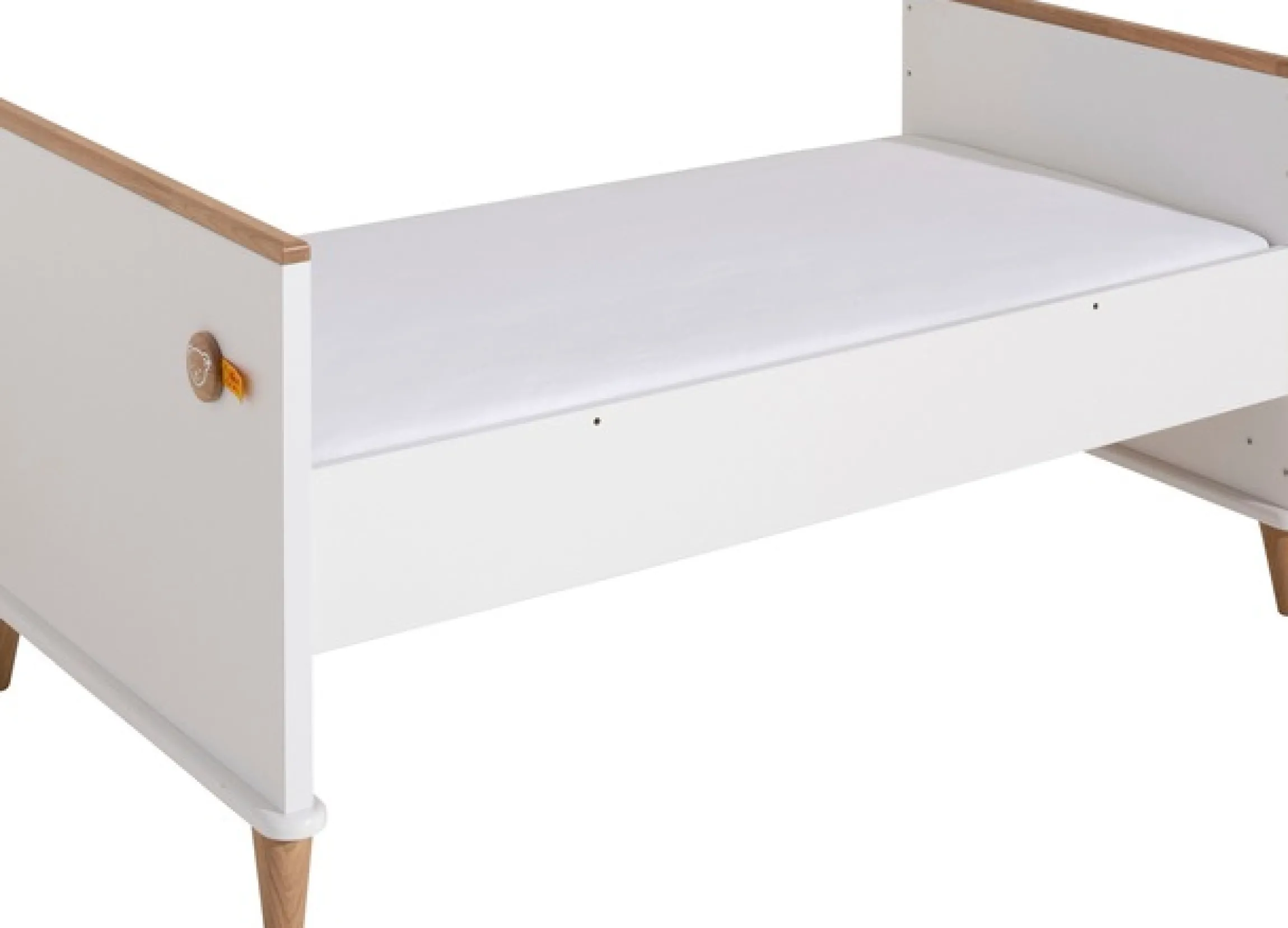 PAIDI Umbauseiten »LOTTE & FYNN Steiff by PAIDI, Umbau vom Babybett zum Juniorbett« Erweiterungs-Set Kinderbett 70x140cm in Weiß