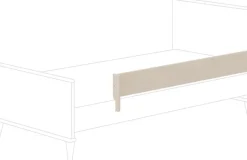 PAIDI Umbauseiten »MILA & BEN Steiff by PAIDI, zusätzliche Absturzsicherung am Bett« Rausfallschutz in Beige, geprüfte Sicherheit
