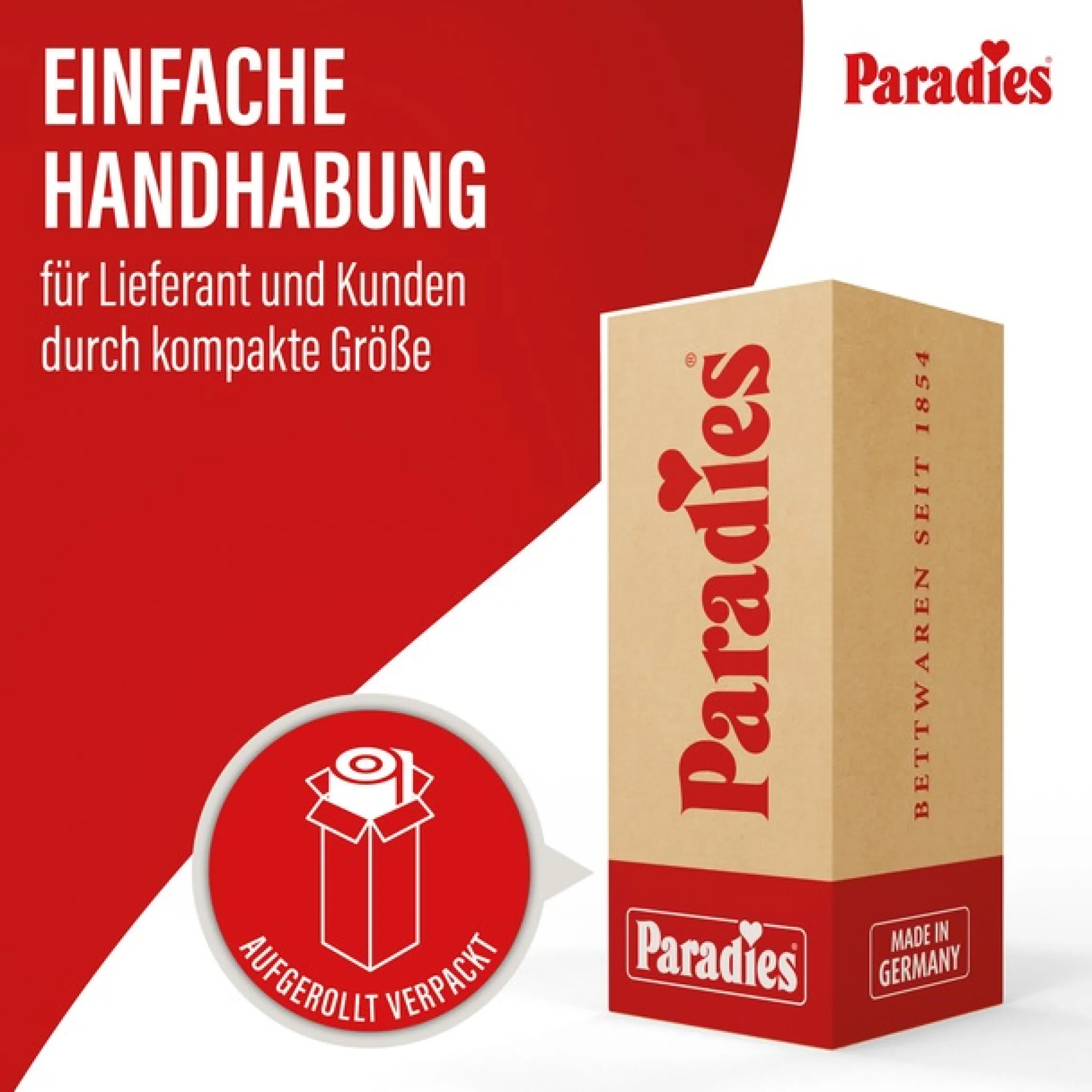 Paradies Kaltschaummatratze »Neuheit: Paradies Perfekta KS, 90x200, 140x200 cm & weitere Größen« 22 cm hoch Raumgewicht: 35 kg/m³ 1 Stk. tlg. Maximaler Komfort mit Memoryschaum und Klimaregulierung