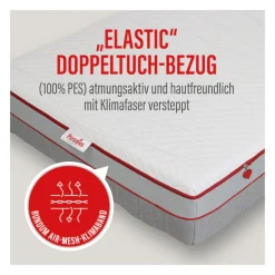 Paradies Kaltschaummatratze »Neuheit: Paradies Perfekta KS, 90x200, 140x200 cm & weitere Größen« 22 cm hoch Raumgewicht: 35 kg/m³ 1 Stk. tlg. Maximaler Komfort mit Memoryschaum und Klimaregulierung