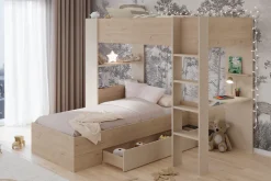 Parisot Etagenbett »Oasis 1« Set,4 Stellvarianten möglich, incl. 2 x Matratzenauflagen