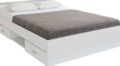 Parisot Funktionsbett »Stauraumbett,« teilbar in 2 Einzelbetten,in 2 Breiten, pflegeleichte Kunststoffoberfläche, mit extra Stauraum