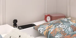 Parisot Hochbett »Alex, für 2 Kinder! Maximaler Stauraum, 2 Schreibtische« Doppeltes Hochbett, all in one Bett für 2!