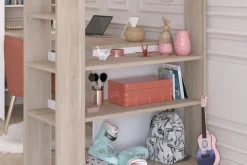 Parisot Hochbett »Alex, für 2 Kinder! Maximaler Stauraum, 2 Schreibtische« Doppeltes Hochbett, all in one Bett für 2!
