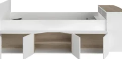 Parisot Hochbett »Cleo« 1 Stk. tlg. Schreibtisch beidseitig anbaubar, viel Stauraum, für Jungen & Mädchen