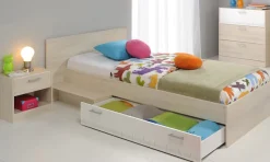 Parisot Jugendbett »Charly« Einzelbett, mit Bettschubkasten und Ablagefläche