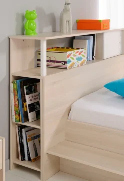 Parisot Jugendzimmer-Set »Charly 16« Set, mit Anstellregal, Nachttisch, Kleiderschrank und Schubkastenkommode, 5 Stk. tlg. mit einem Kleiderschrank