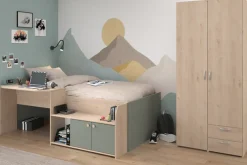 Parisot Jugendzimmer-Set »Jade 11« Set, 2 tlg. Mit Schreibtischplatte und Kommode