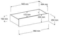 Parisot Jugendzimmer-Set »Parisot Sleep 12« Set, 3 tlg. Rückwand am Stauraumett drehbar - Weiß oder Eiche
