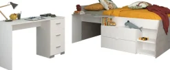 Parisot Jugendzimmer-Set »Parisot Milky 17« 2 Stk. tlg. halbhohes Hochbett