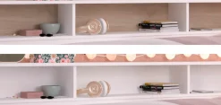 Parisot Jugendzimmer-Set »Parisot Sleep 11« Set, 2 tlg. Rückwand am Bett drehbar - Weiss oder Eiche