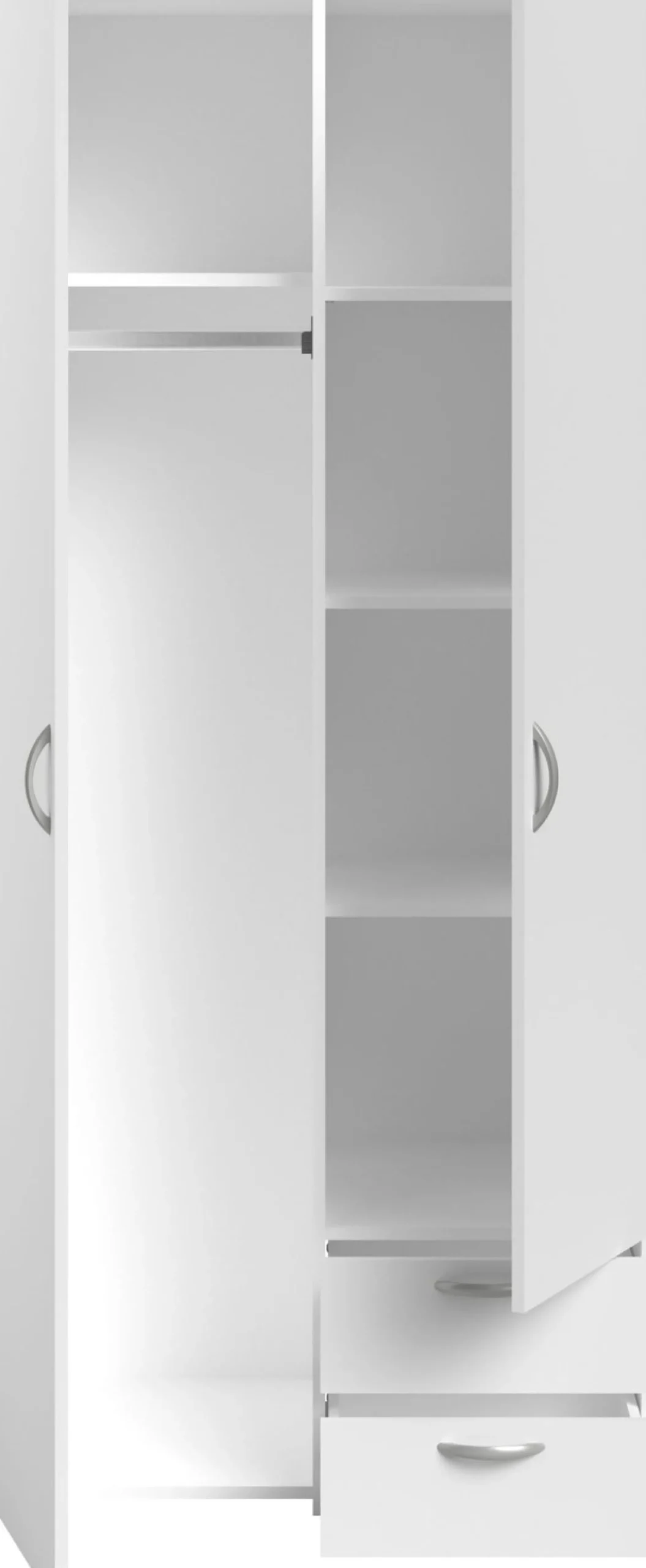 Parisot Jugendzimmer-Set »Parisot Milky 13« 3 Stk. tlg. viel Stauraum, halbhohes Hochbett