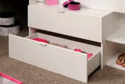 Parisot Jugendzimmer-Set »Parisot Milky 16« 2 Stk. tlg. viel Stauraum, halbhohes Hochbett
