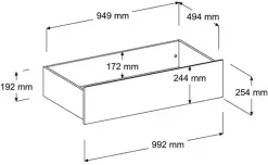 Parisot Jugendzimmer-Set »Parisot Sleep 13« Set, 5 tlg. Rückwand am Stauraumett drehbar - Weiß oder Eiche