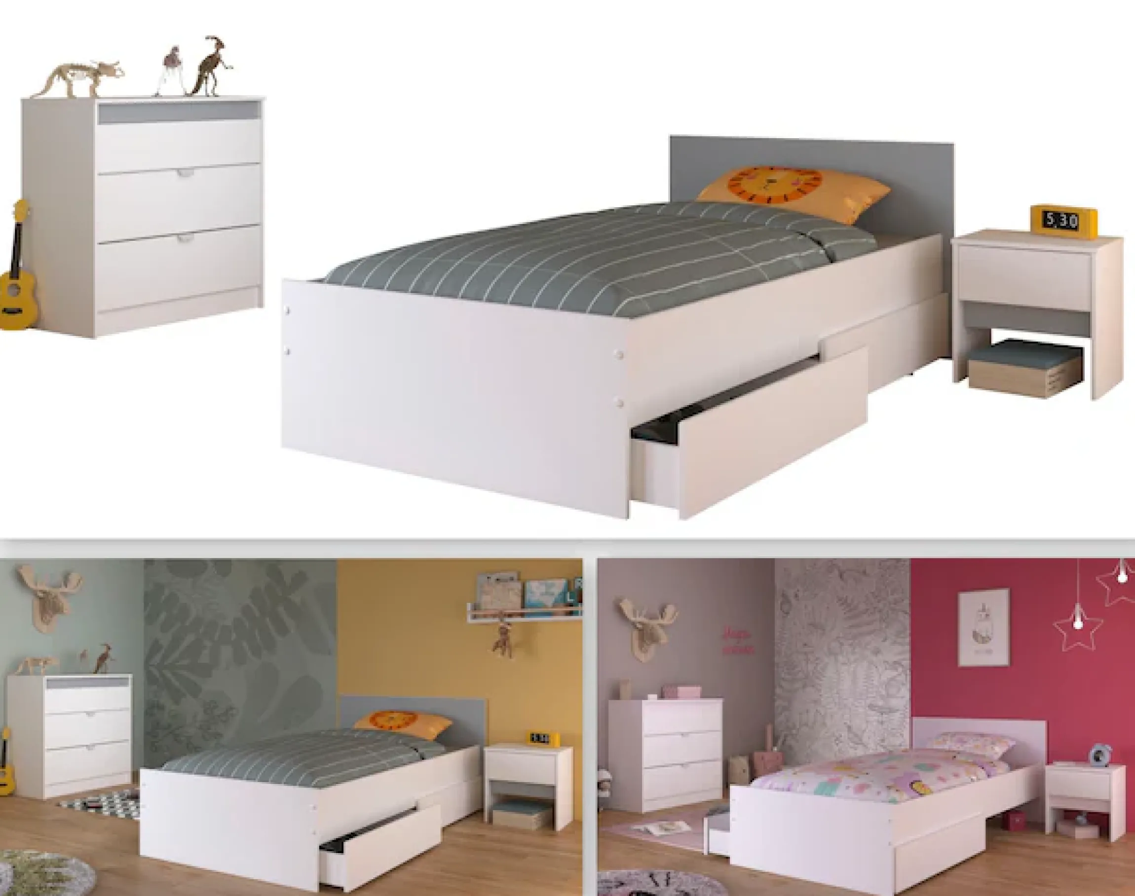 Parisot Jugendzimmer-Set »Pirouette« Set, 4 Stk. tlg.