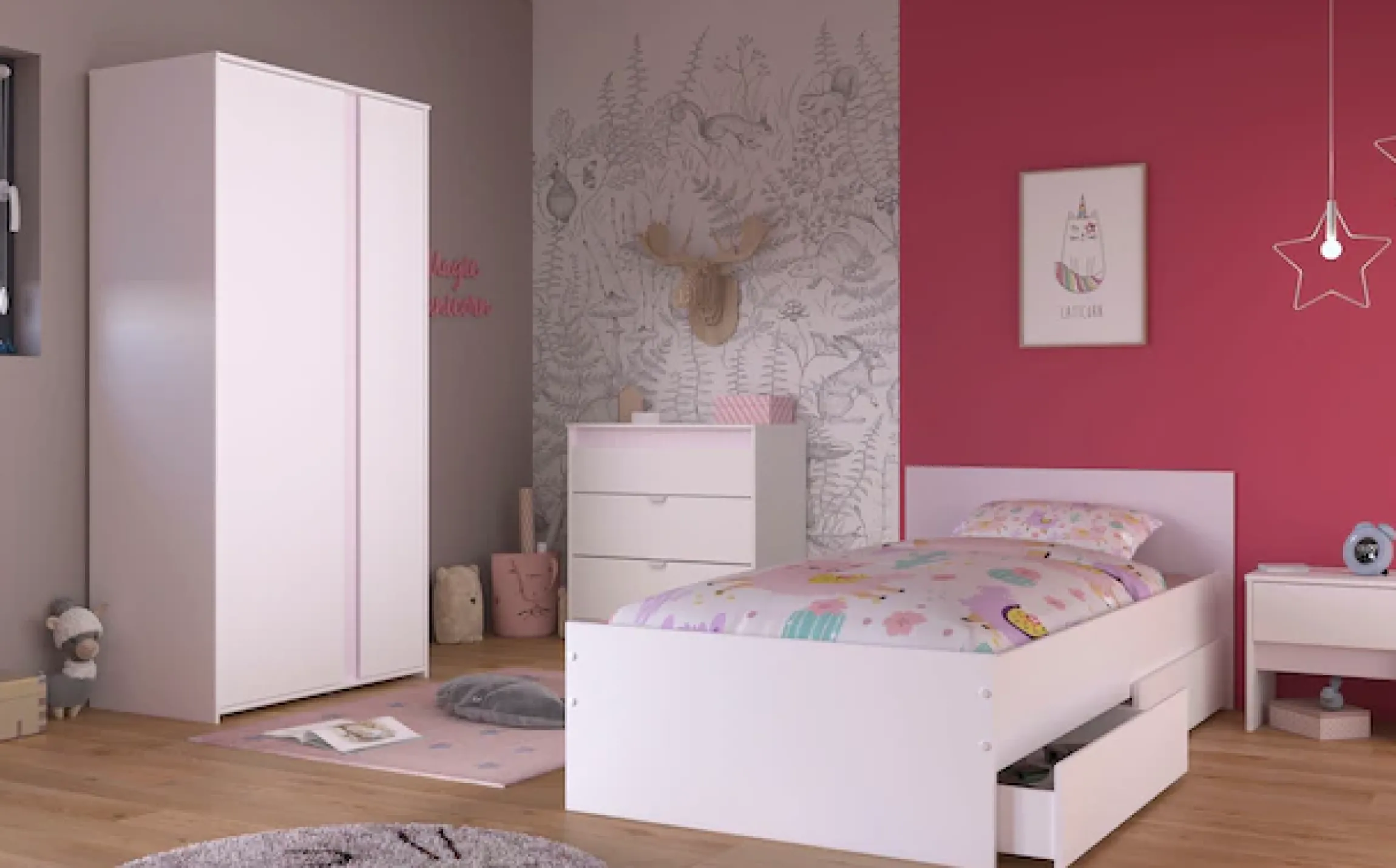 Parisot Jugendzimmer-Set »Pirouette« Set, 5 Stk. tlg.
