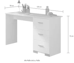 Parisot Jugendzimmer-Set »Sleep 42« Set, 4 Stk. tlg. Rückwände der Fächer am Bett drehbar