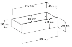 Parisot Jugendzimmer-Set »Sleep 42« Set, 4 Stk. tlg. Rückwände der Fächer am Bett drehbar