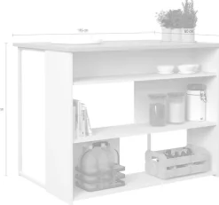 Parisot Küchenregal »Parisot Socool 12, Breite 116 cm« viel Stauraum, Sitzmöglichkeit, vielseitige Einsatzmöglichkeiten, 1 Stk. tlg.