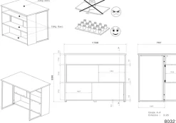 Parisot Küchenregal »Parisot Socool 12, Breite 116 cm« viel Stauraum, Sitzmöglichkeit, vielseitige Einsatzmöglichkeiten, 1 Stk. tlg.