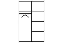 Parisot Kleiderschrank »Fabric«