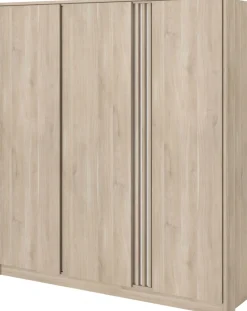 Parisot Kleiderschrank Packung, 1 Stk. tlg. Einsatz am Kleiderschrank drehbar von Eiche Nachbildung auf Weiss