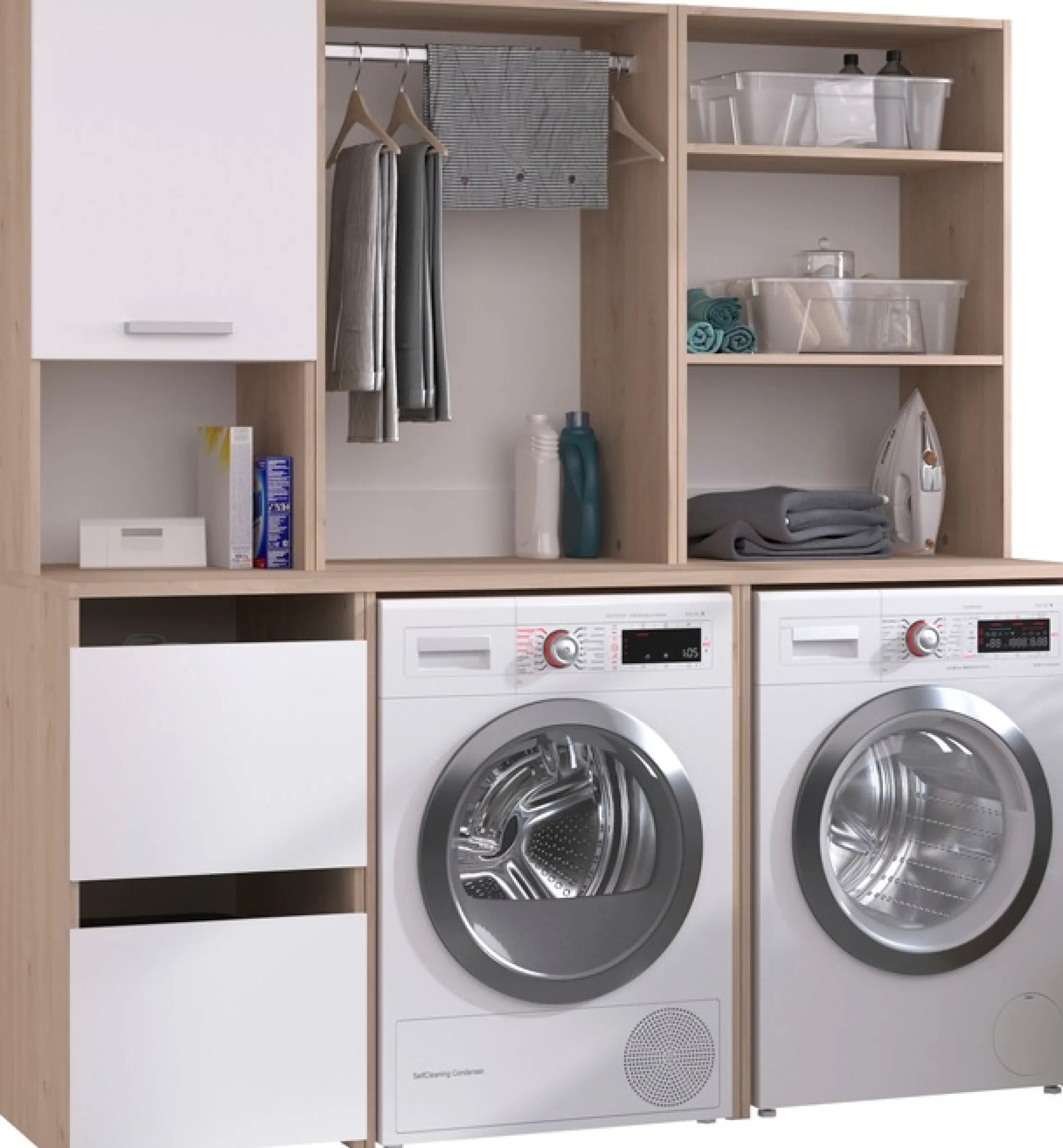 Parisot Mehrzweckschrank-Set »Laundry 4« Set, 4 Stk. tlg.