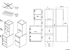 Parisot Mehrzweckschrank-Set »Laundry 1« Komplett-Set, 4 Stk. tlg.