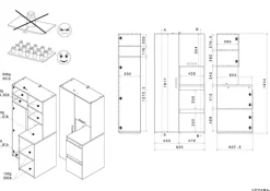 Parisot Mehrzweckschrank-Set »Laundry 1« Komplett-Set, 4 Stk. tlg.