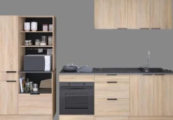 Parisot Schrank-Set »,Breite 300 cm, ohne E-Geräte« variabel stellbar, mit Kabeldurchlass,melaminharzbeschichtet, 6 Stk. tlg.