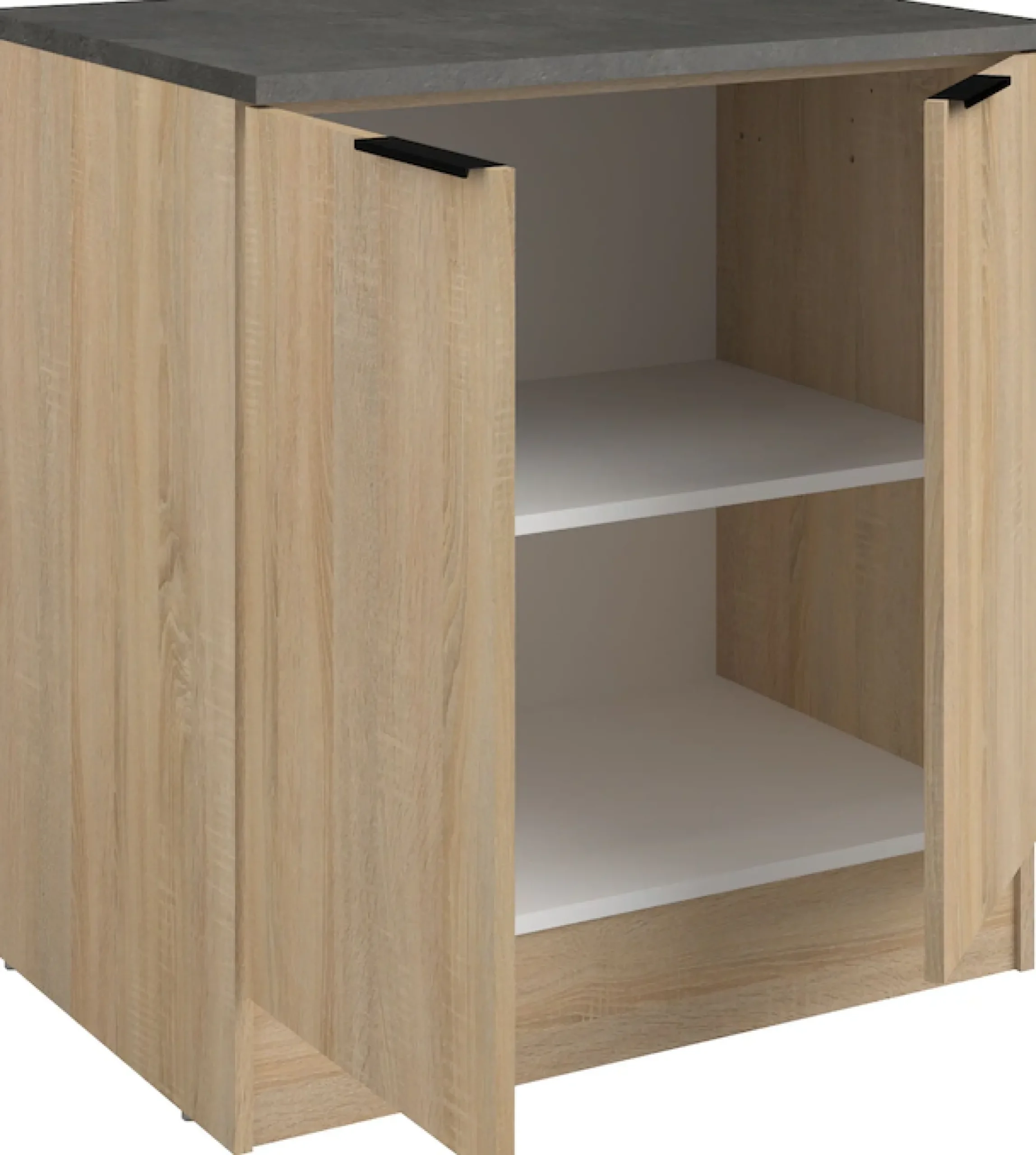 Parisot Schrank-Set »,Breite 300 cm, ohne E-Geräte« variabel stellbar, mit Kabeldurchlass,melaminharzbeschichtet, 6 Stk. tlg.