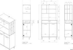 Parisot Schrank-Set »Gala 2« Set, 2 Stk. tlg.