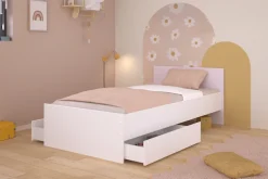 Parisot Stauraumbett »Pirouette 5« Set, 1 tlg. Kopfteil - drehbar Grau oder Rosa