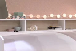 Parisot Stauraumbett »Sleep, Daybed, Kinderbett, Rückwand der Regale drehbar (farbig + weiß)« inklusive, Regale, Schubkästen, viel Stauraum, TOPSELLLER!
