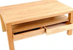 Paroli Couchtisch »Bora« aus massivem Eichenholz, im Landhaus-Stil, Breite 110 cm