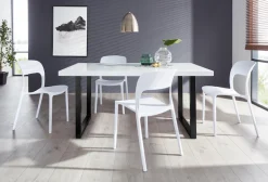 Paroli Esstisch »Manger« Breite 180 cm, mit U-Gestell aus Metall in schwarz