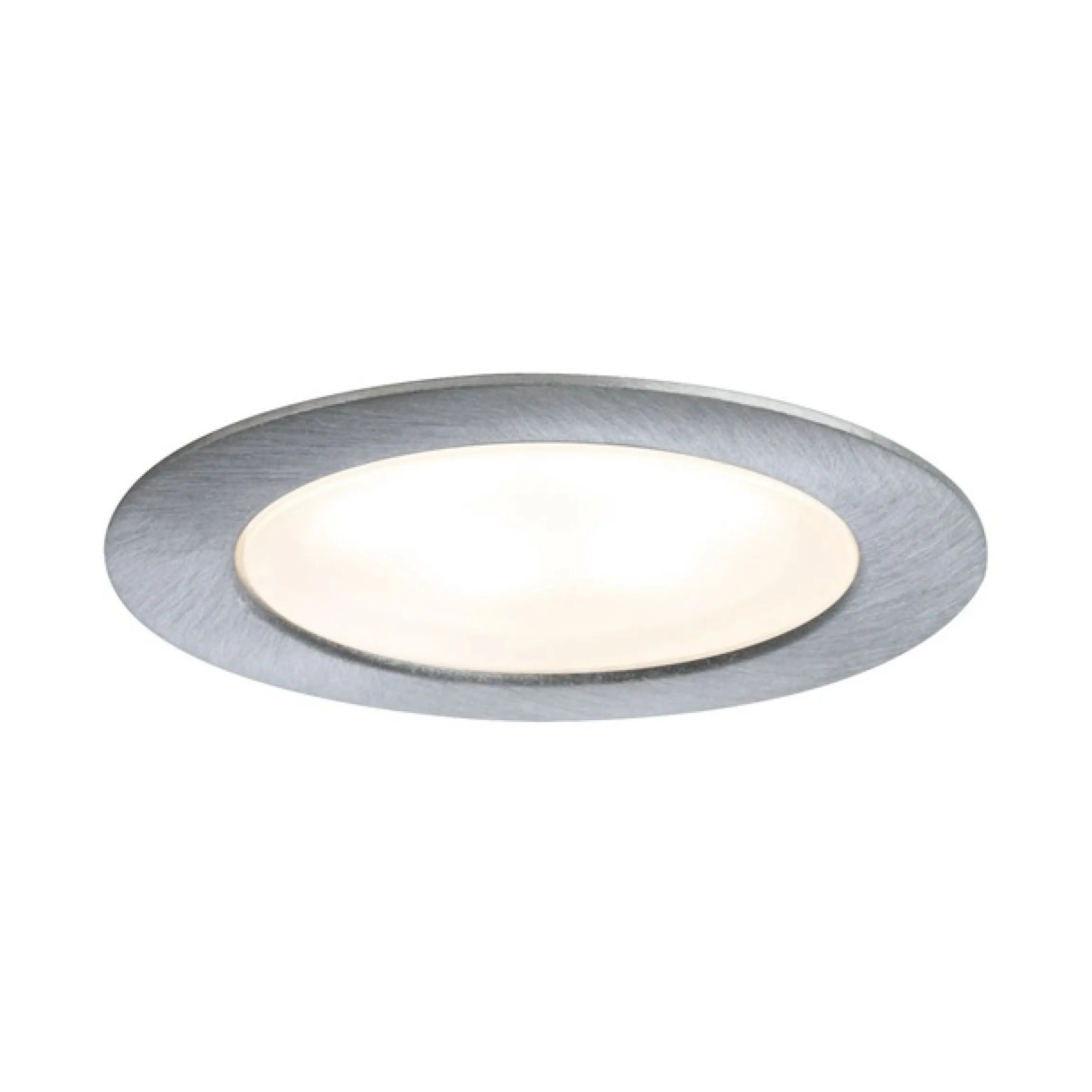 Paulmann Unterschrankleuchte »Mini rund 5x0,4W 2700K 3,6VA 230/12V 35mm Eisen geb/Met« 5 Stk. Warmweiß LED Möbel Einbauleuchten Set
