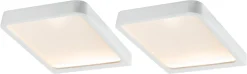 Paulmann Unterschrankleuchte »LED Möbelaufbauleuchte Vane eckig 2er-Set inklusive LED-Modul 2x6,7W« 1 Stk. Warmweiß LED Möbelaufbauleuchte Vane eckig 2er-Set inklusive LED-Modul 2x6,7W