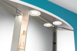Paulmann Unterschrankleuchte »3x4,5W 12VA 230V/350mA 65mm Metall Eisen gebürstet, 3er Set« 3 Stk. Warmweiß LED Möbel Einbauleuchten Set