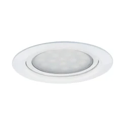 Paulmann Unterschrankleuchte »3x4,5W 12VA 230V/350mA 65mm Metall Eisen gebürstet, 3er Set« 3 Stk. Warmweiß LED Möbel Einbauleuchten Set